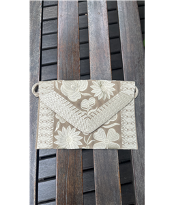 CLUTCH FLORENA BEGE/OFF