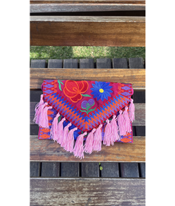 CLUTCH FLORENA PINK/ROSA