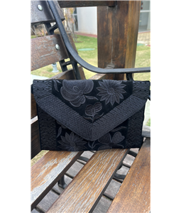 CLUTCH FLORENA PRETA