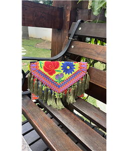 CLUTCH FLORENA VERDE FLUOR