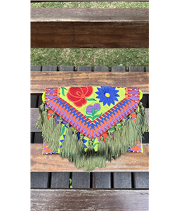 CLUTCH FLORENA VERDE FLUOR
