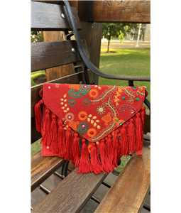 CLUTCH KALIMA PRETA CORAL/CORAL