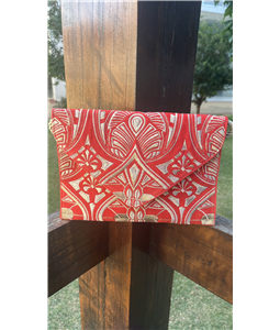 CLUTCH LAMAE VERMELHA/BAMBU