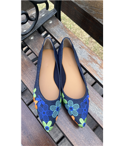 SAPATILHA FLORES JEANS
