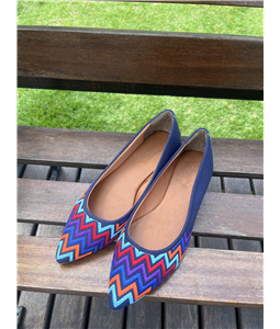 SAPATILHA ZIG AZUL ESCURO