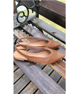 SLINGBACK OLIVIA MARROM
