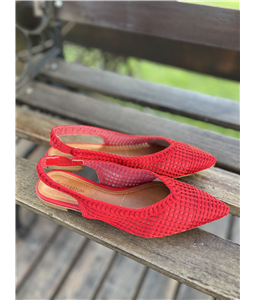 SLINGBACK OLIVIA VERMELHA