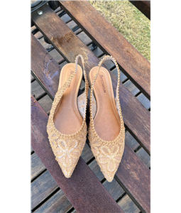 SLINGBACK SOFIA BEGE