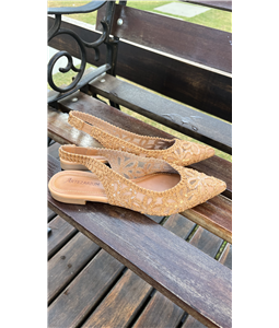SLINGBACK SOFIA BEGE